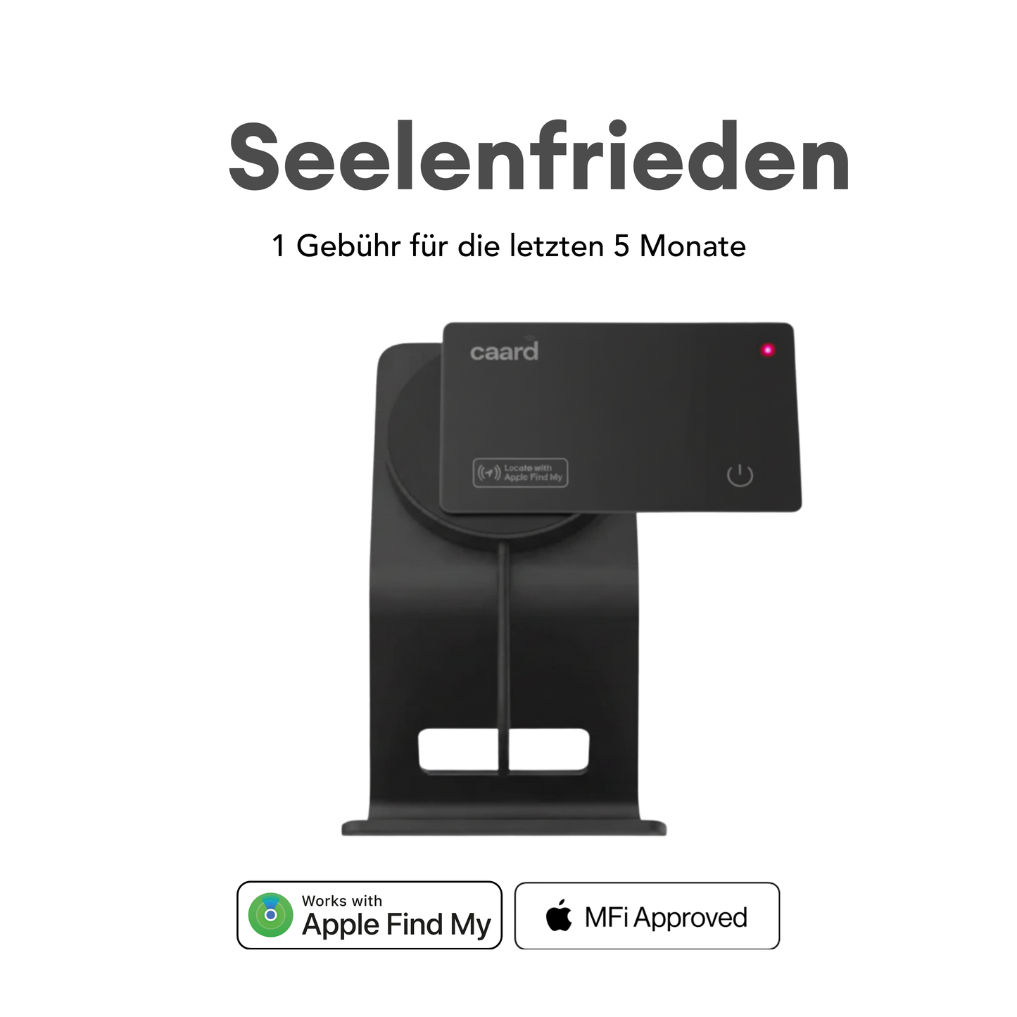 CAARD - Die mit Apple My Find verbundene Tracking-Karte